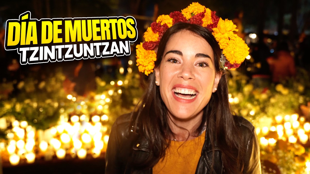 Noche de DIA de MUERTOS en MICHOACÁN 🇲🇽 |TZINTZUNTZAN| 4K
