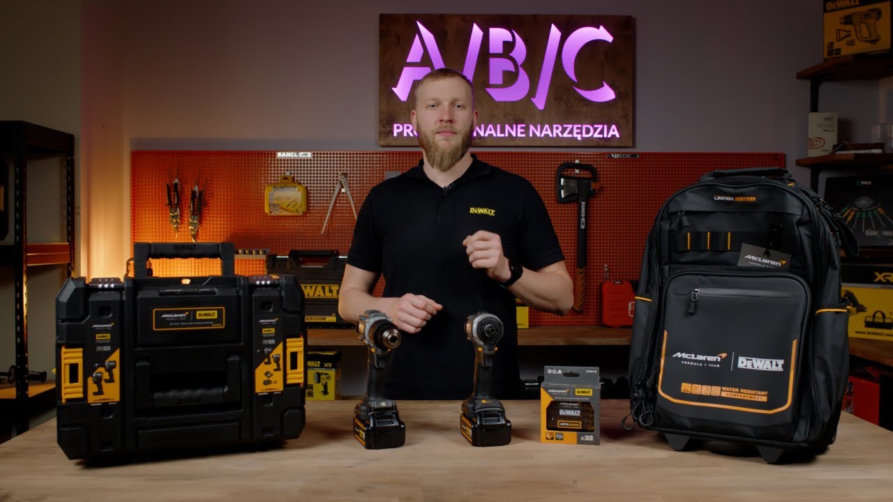 DEWALT X MCLAREN - GDY LICZY SIĘ PRECYZJA, WYTRZYMAŁOŚĆ I... STYL!