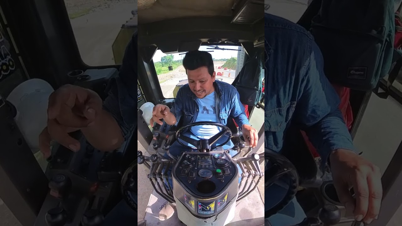 un dia normal como operador de motoniveladora operando una motoniveladora champion