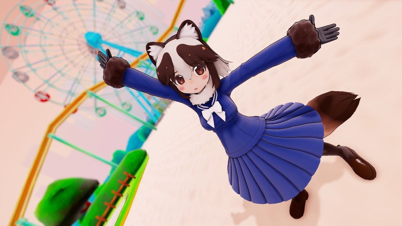 たぬきちゃんで夜もすがら君想う【MMDけもフレ】