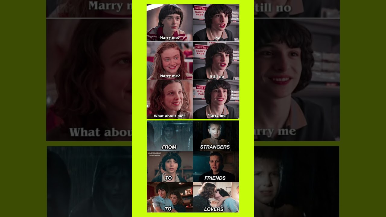 From Strangers to Lovers ❤️ | Stranger Things Edit | Mike & Eleven Emotional Moment #fanedit #dracom