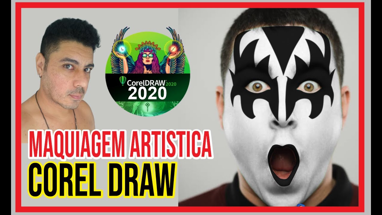 EFEITO MAQUIAGEM NO COREL DRAW HUDSON TUTORIAIS
