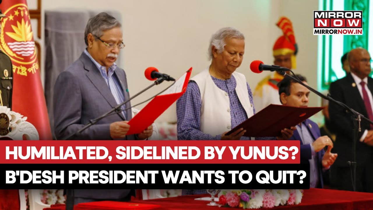 Bangladesh President Wants To Quit Office, Says Humiliated, Sidelined By Yunus After Hasina's Ouster
