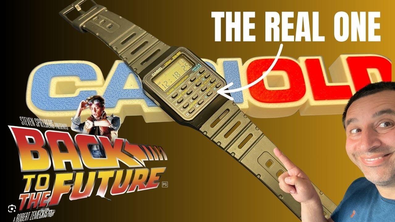 THE REAL Back to the future Watch casio CA-50 from 1985