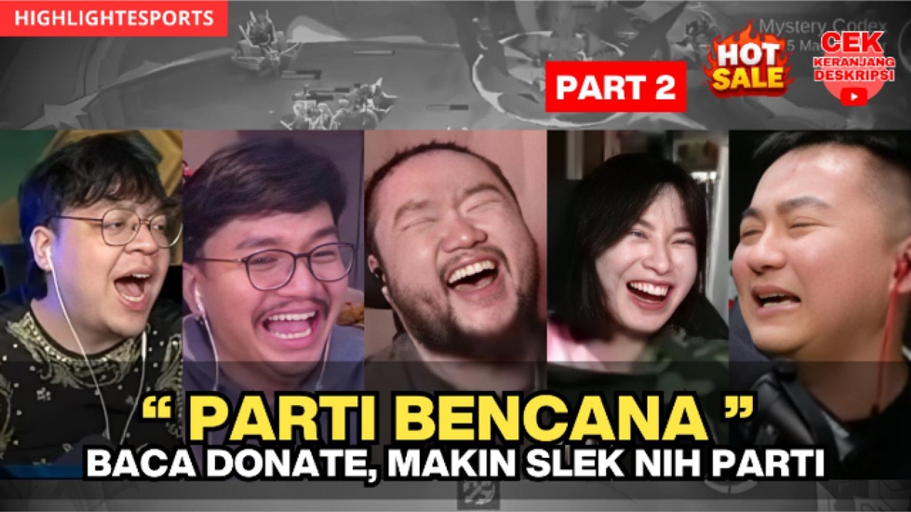 PARTI CEO + B2F Part 2, Parti bencanaaaa, udah mulai slek nih partian