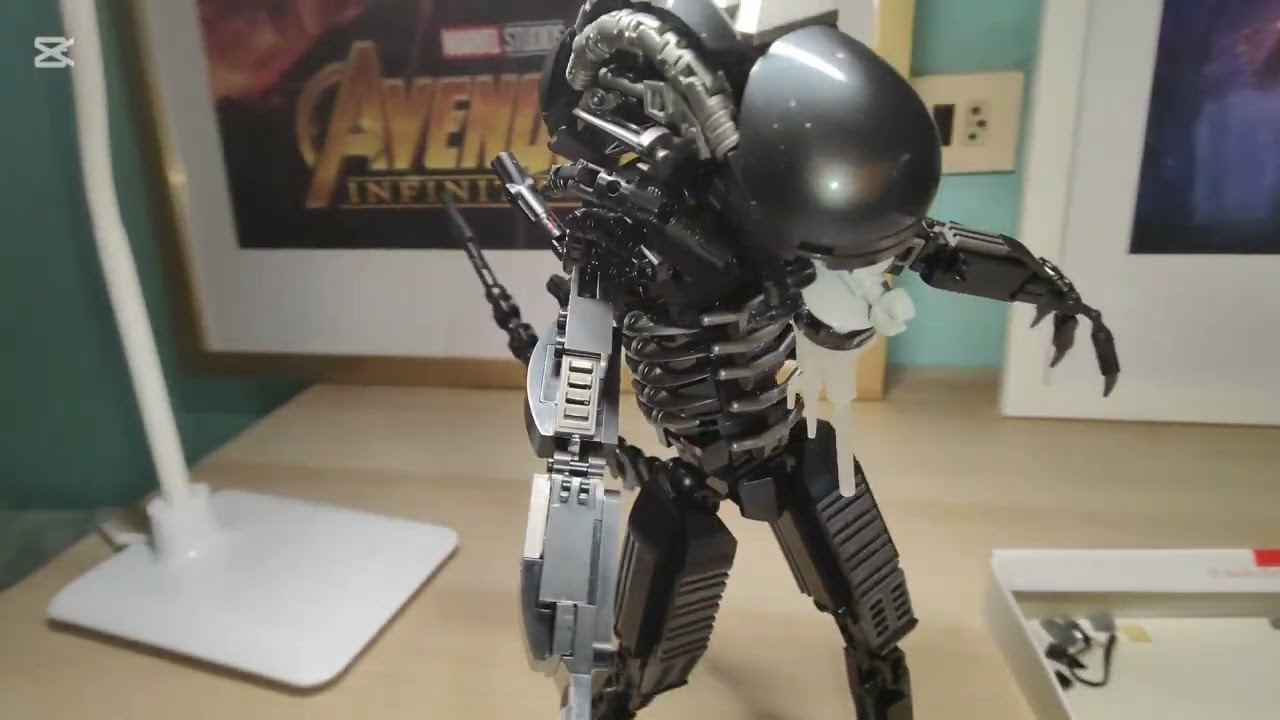 Montaje de set lego chino del Alien Xenomorfo 800 piezas #alien #xenomorph #lego #cinematic