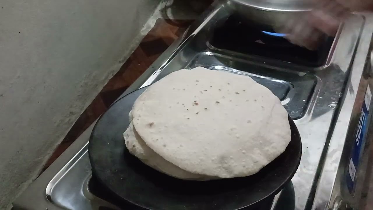 #naods मैंने आज आलू पालक की सब्जी और रोटी बनायी  नास्ता में
