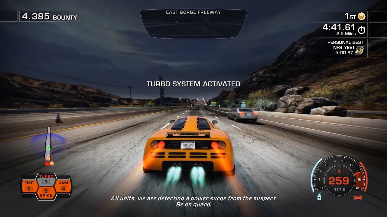 NFS Hot Pursuit Remastered - Turbo That Lasts FOREVER!? Can I Control It?