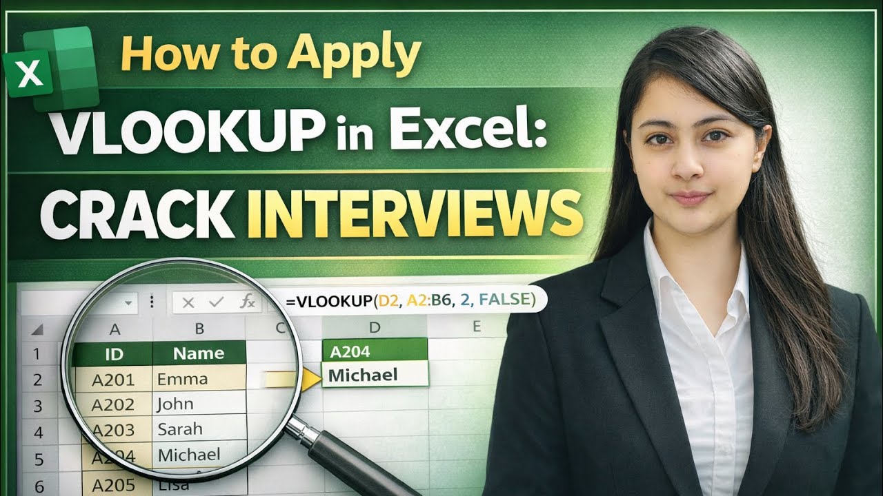 How to use VLOOKUP formula in Excel |VLOOKUP in Excel Tutorial