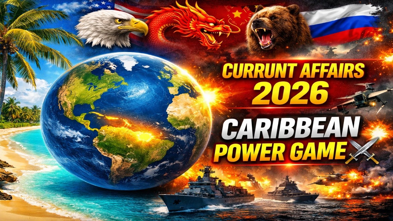 Caribbean Geopolitics Explained 🌍 | Current Affairs 2026 | US vs China vs Russia Power Struggle