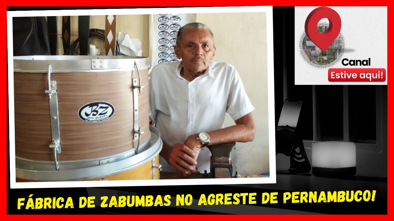 Conhecendo uma fábrica de Zabumbas no Agreste de Pernambuco.