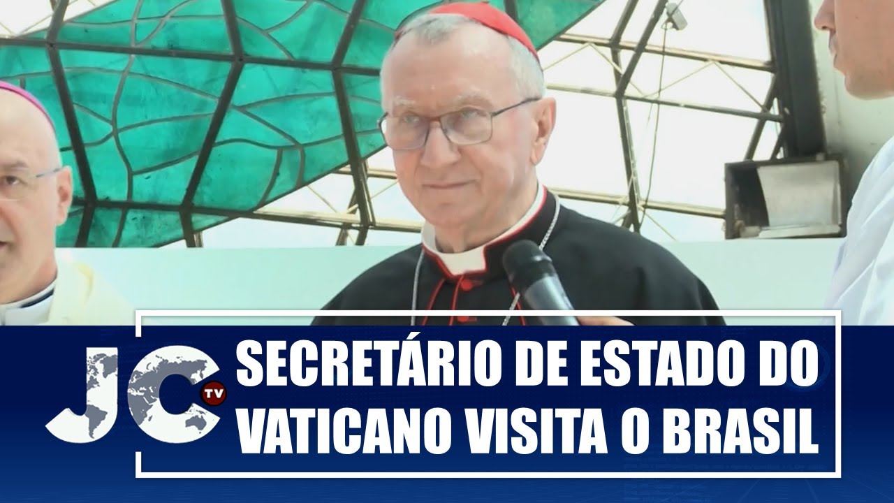 Cardeal Pietro Parolin, Secretário de Estado do Vaticano, realiza visita ao Brasil – JCTV – 08/04/24