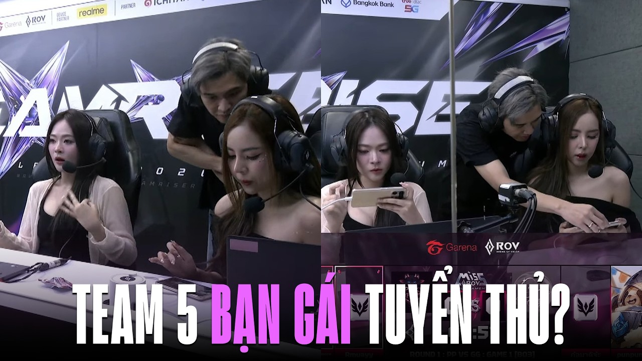 Team 5 Bạn Gái Tuyển Thủ Đi Đấu Giải Sẽ Như Thế Nào? Vòng Loại Giải Nữ Thái Lan | BLV HẢI PHONG