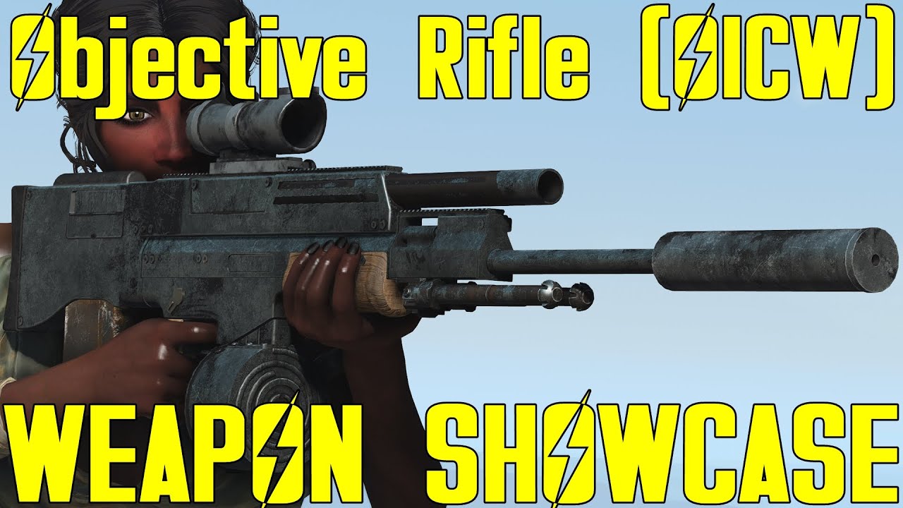 Fallout 4: Objective Rifle (OICW) - Weapon Mod Showcase