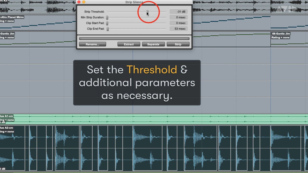 Pro Tools Tech Tips &mdash; Strip Silence
