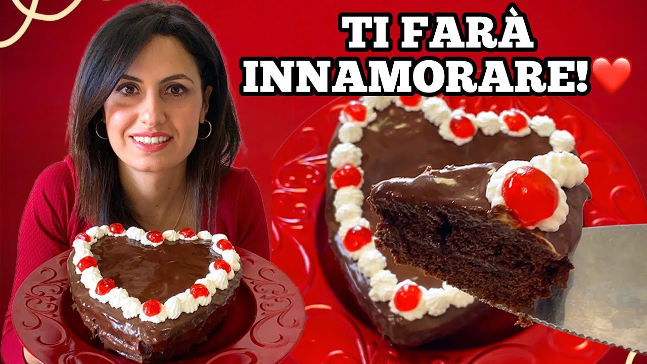 SEMBRA una SACHER… ma è ancora più BUONA 😍❤️ Torta a cuore al cioccolato per San Valentino 💘