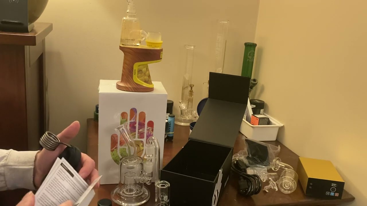 High Five Vape Duo and LcD eNail with Rig Kit unboxing and overview @highfive3427