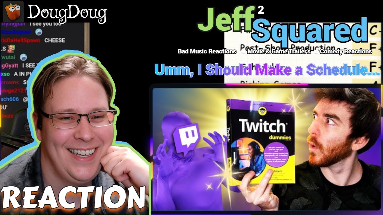 Studying “Twitch for Dummies” to see if I’m a good streamer | REACTION (DougDoug)