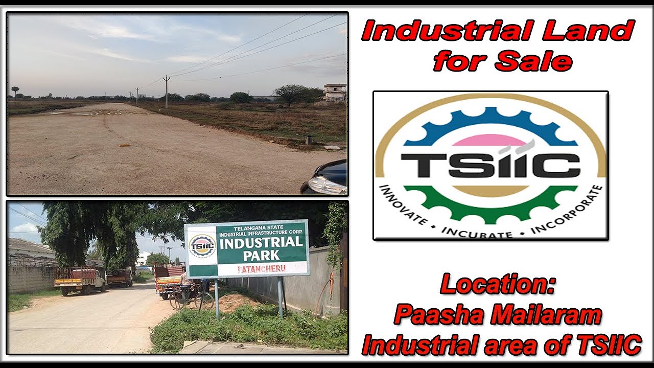 Industrial Land For Sale In Paasha Mailaram Industrial Area Of TSIIC
