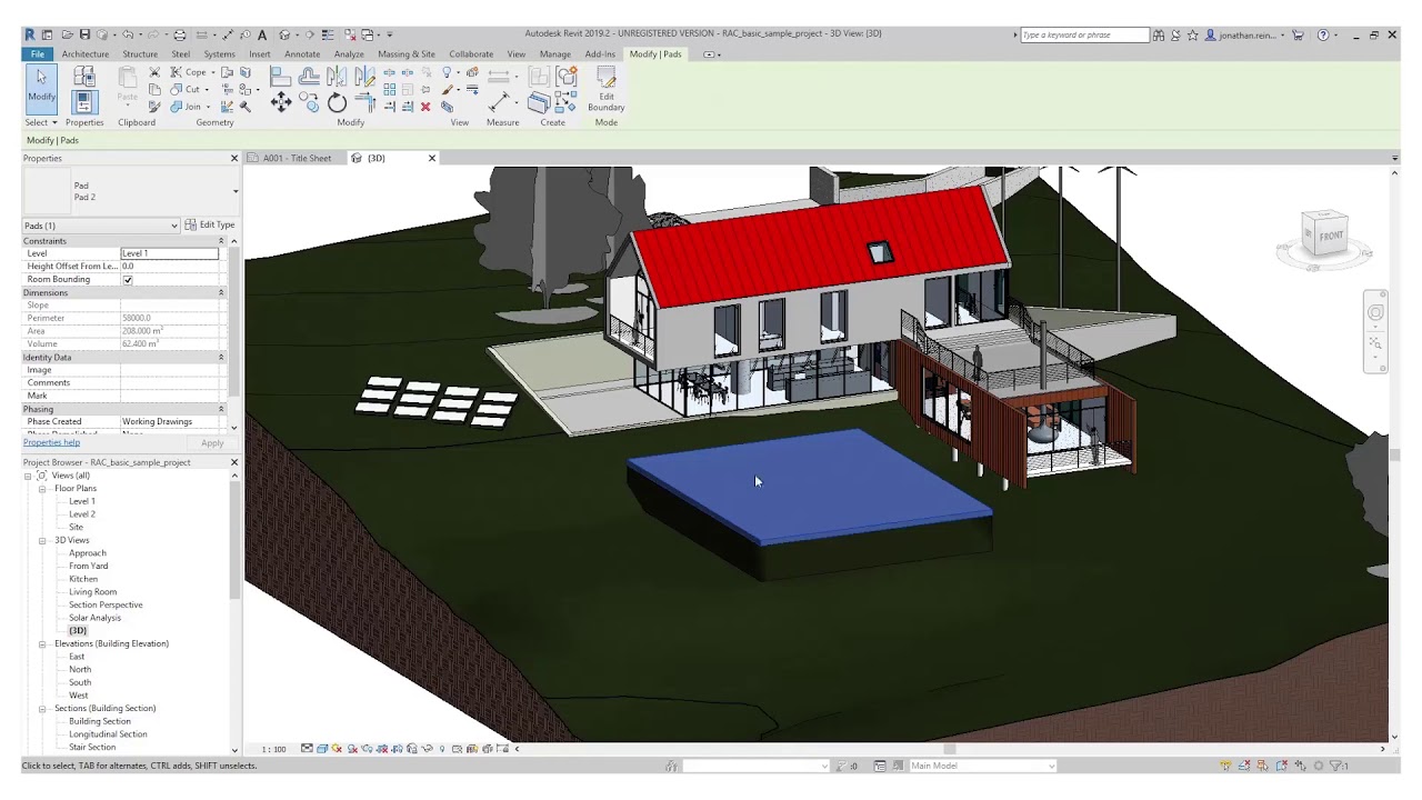 Revit - Create a Building Pad