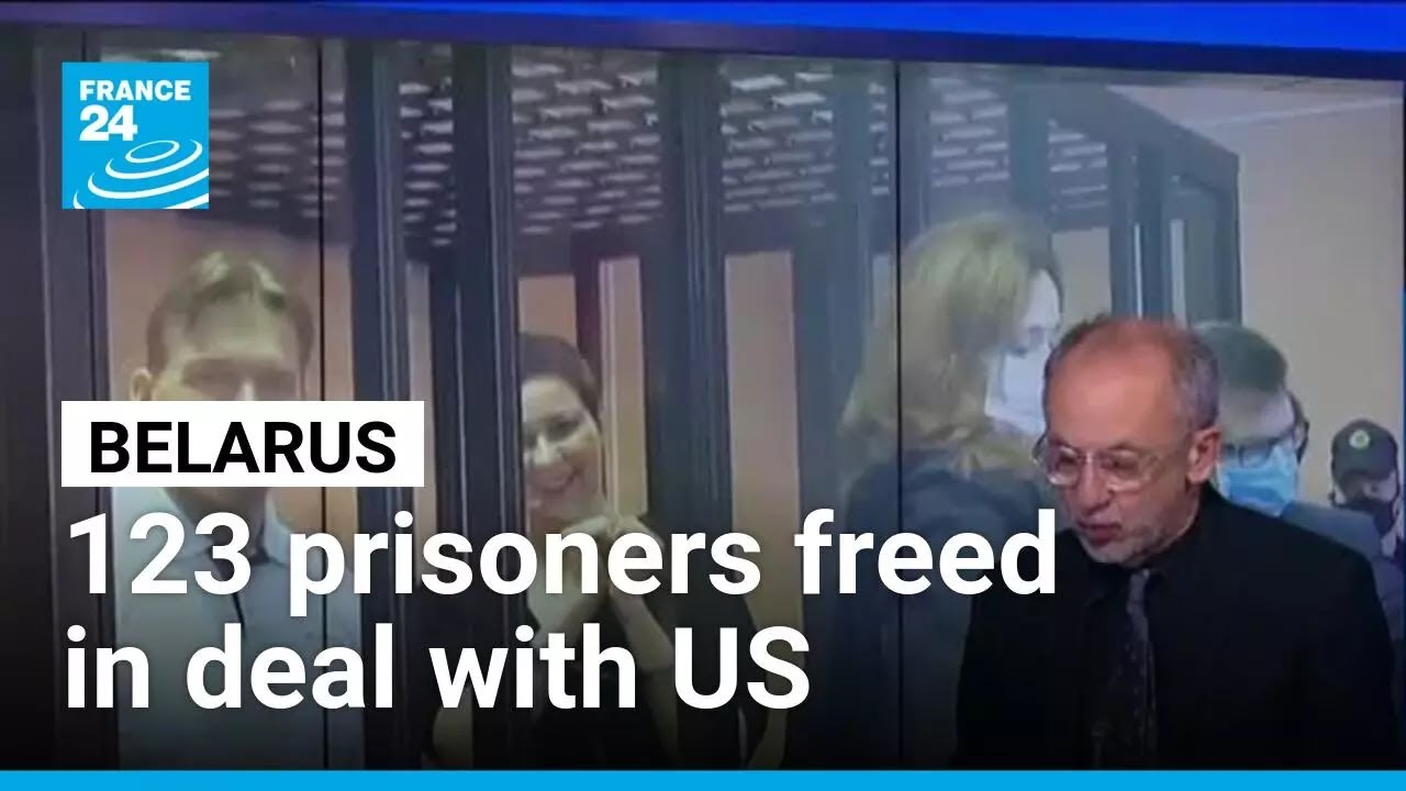 Belarus frees 123 prisoners in exchange for lifting of US sanctions &bull; FRANCE 24 English
