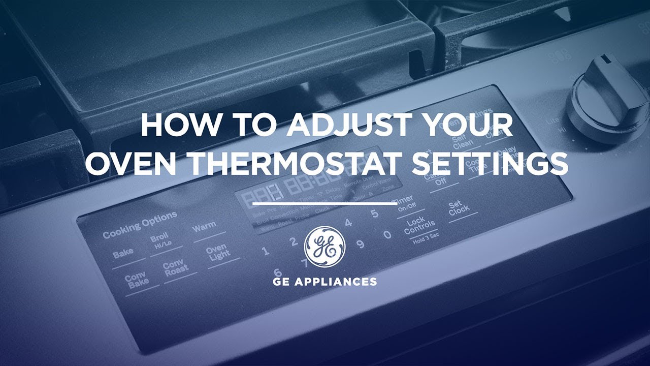 Oven Temperature Adjustment - control panel with Numbers