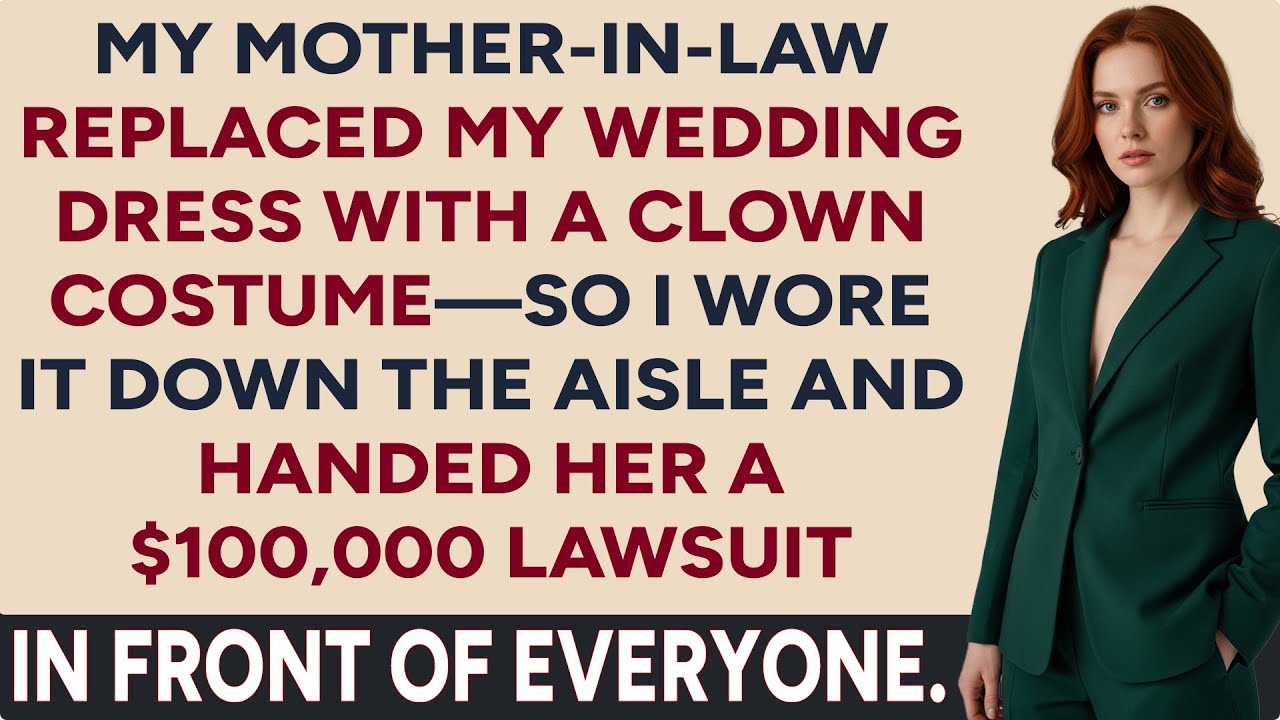 My MIL Replaced My Wedding Dress With a Clown Costume—So I Wore It Down the Aisle to Serve Her Legal