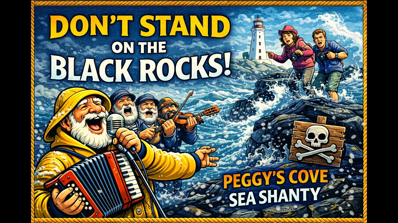 Don’t Stand on the Black Rocks | Nova Scotia Sea Shanty | (Turn on captions)