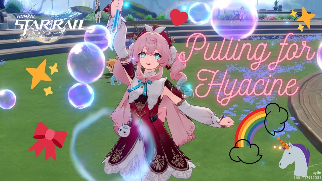honkai star rail asmr ♡ pulling for the herta and hyacine 🎀𓂃 ࣪˖ ( whispers, clicking and keyboard )