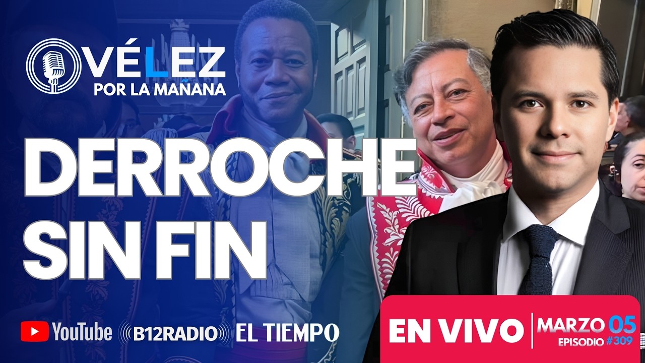 ENVIVO  DERROCHE SIN FIN. Gobierno Petro hace película con actor de Hollywood.  Velez por la mañana