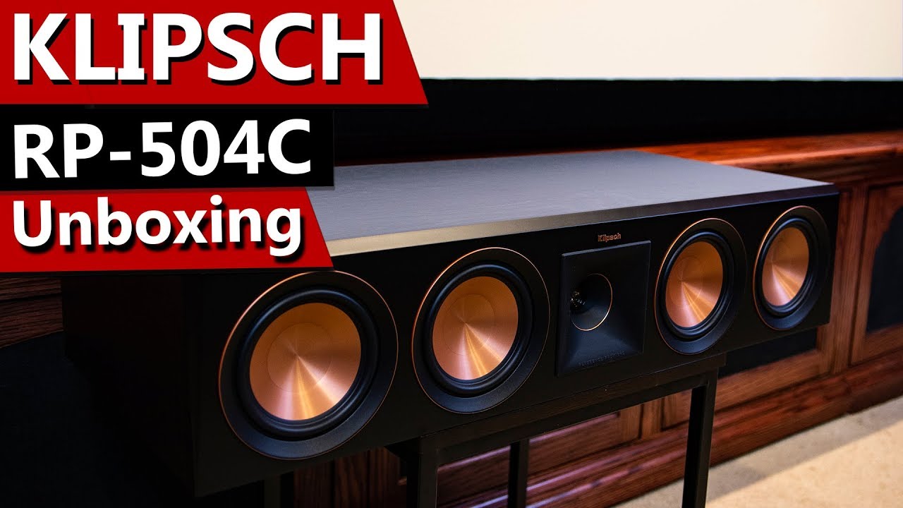 Klipsch RP-504C Reference Premiere Center Channel - Unboxing and Overview