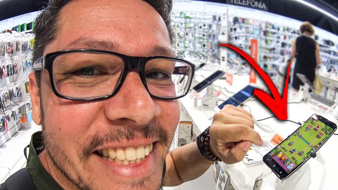 PREÇO DE CELULAR SAMSUNG S8 + CLASH ROYALE NA FNAC + TOUR POR ARMILLA | Canal Simbora