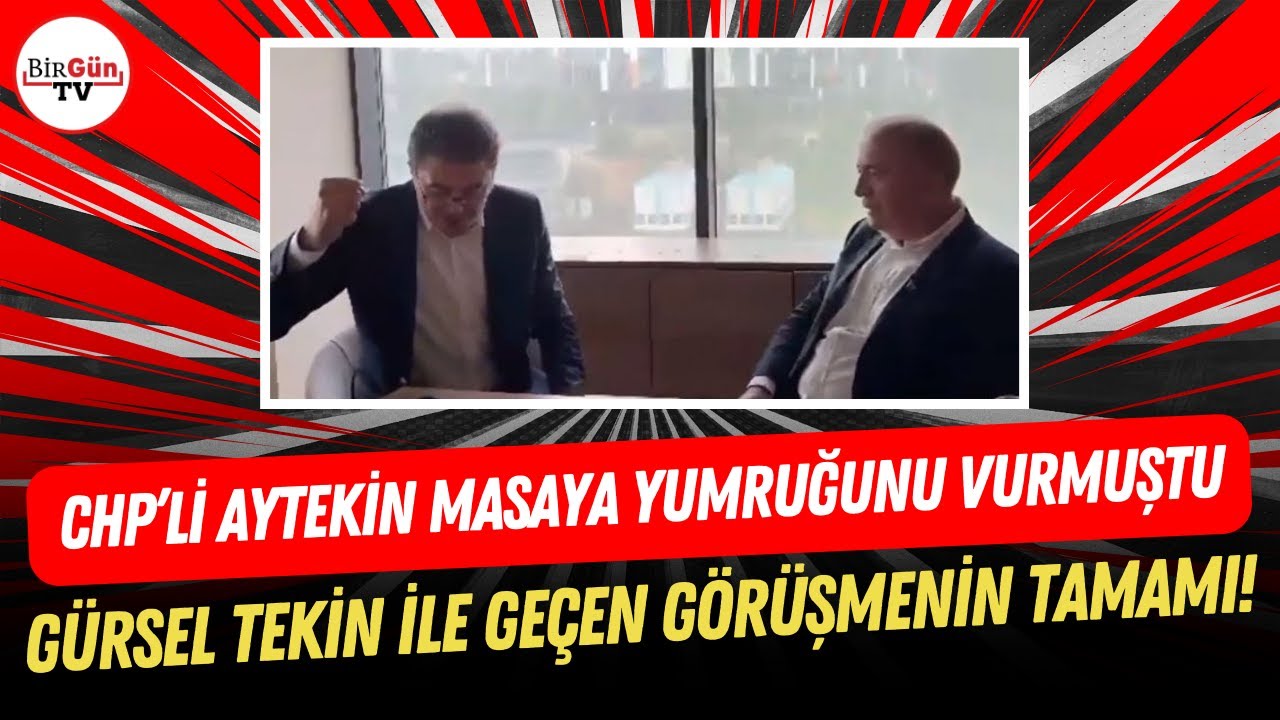 Gürsel Tekin ile CHP heyeti görüşmenin tamamı ortaya çıktı! İŞTE KONUŞULANLAR…