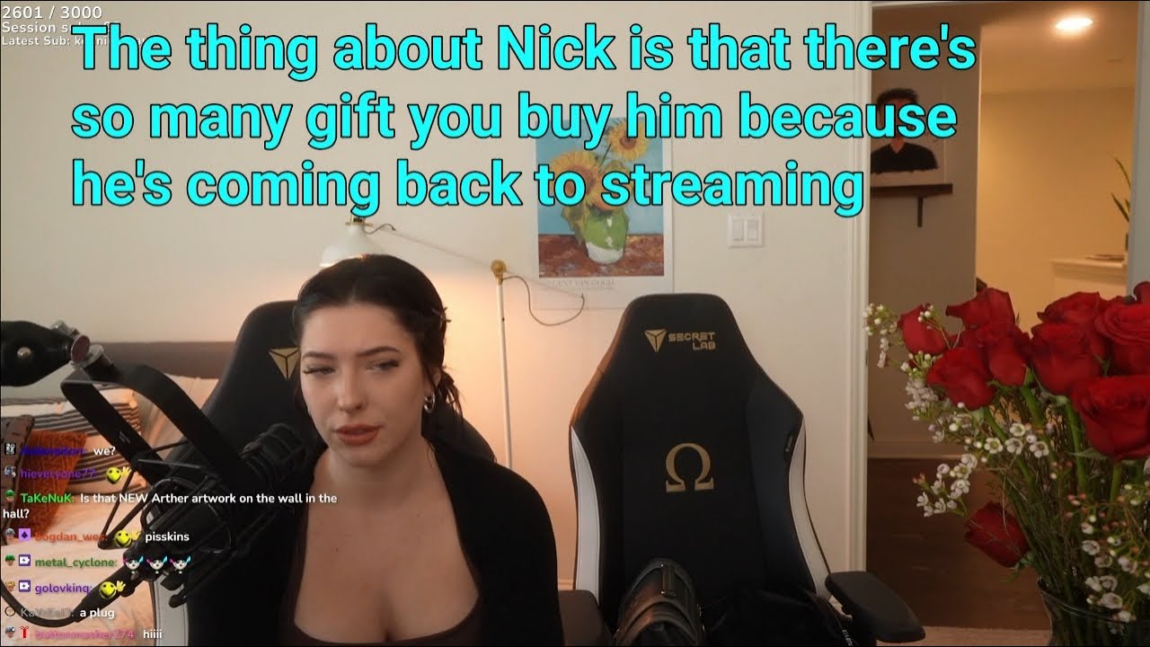 Julia is thinking about what to gift Nick on his birthday