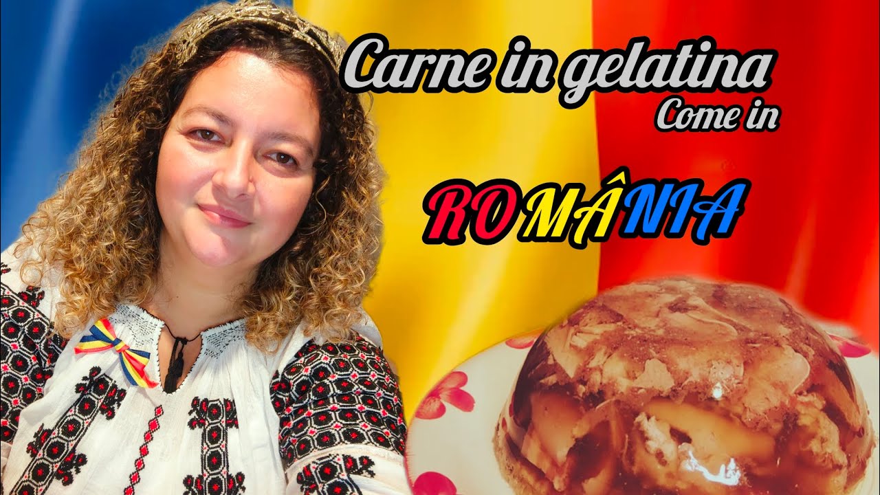 Carne in gelatina, della tradizione rumena 🇷🇴,... Răcituri 😋