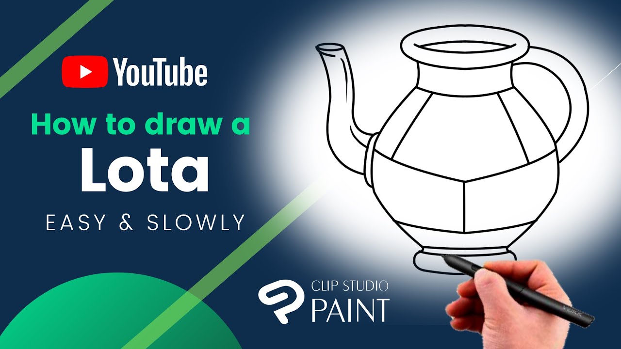 How to draw a Lota - Easy & Slowly | Clip Studio Paint | Yellob