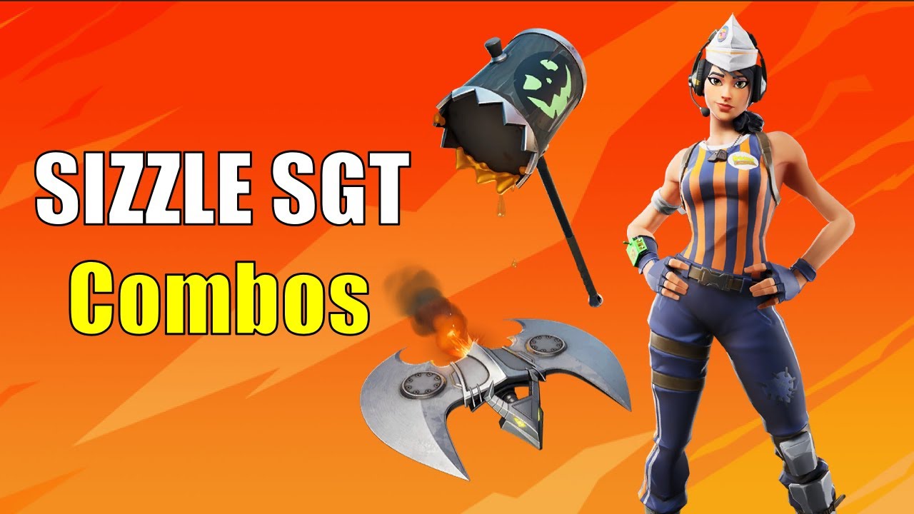 35+ Best SIZZLE SGT Skin Combos *FOOD THEMED* (Fortnite Battle Royale)