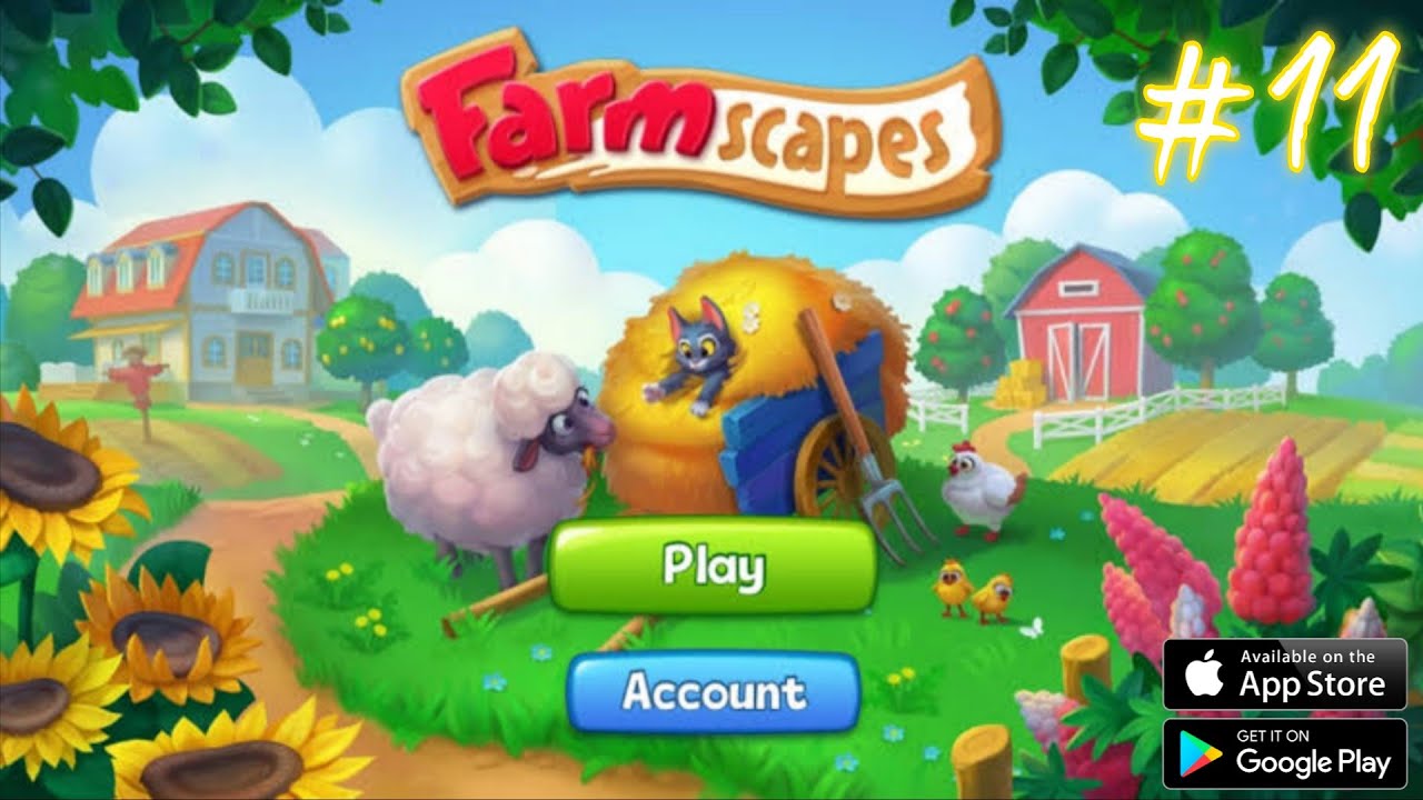 Start a new day #11 .1 🐈‍⬛Farmscapes🏡 #farmscapes 