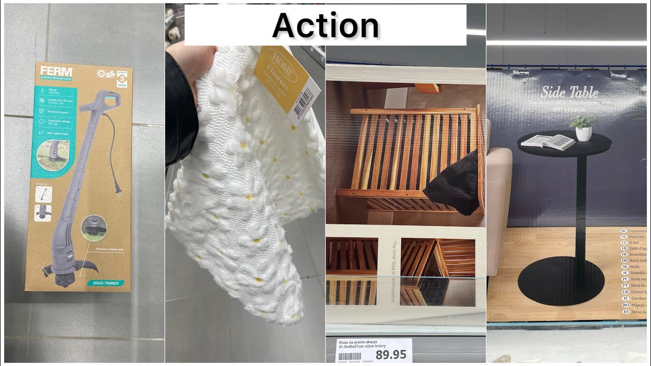 ACTION MEGA POSZEWKI PLED KOŁDRY MISY OGRÓD NOWOŚCI