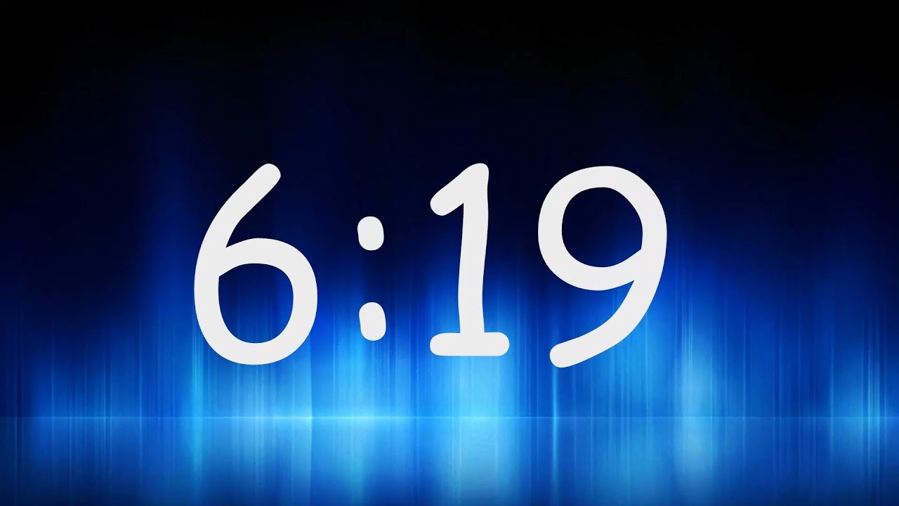 6:19 Minutes Timer / Countdown from 6min 19sec