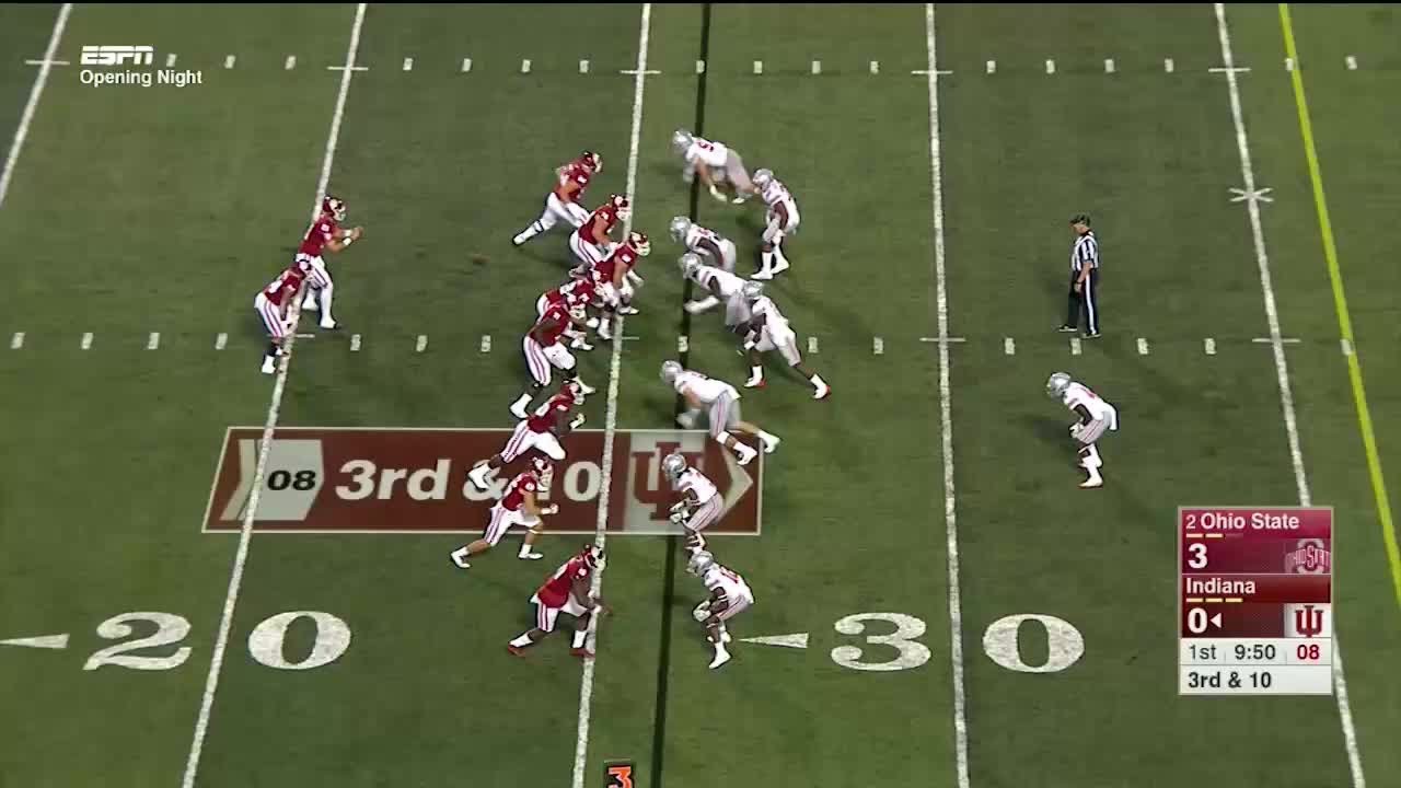 Simmie Cobbs One-Hand Catch vs. Ohio State