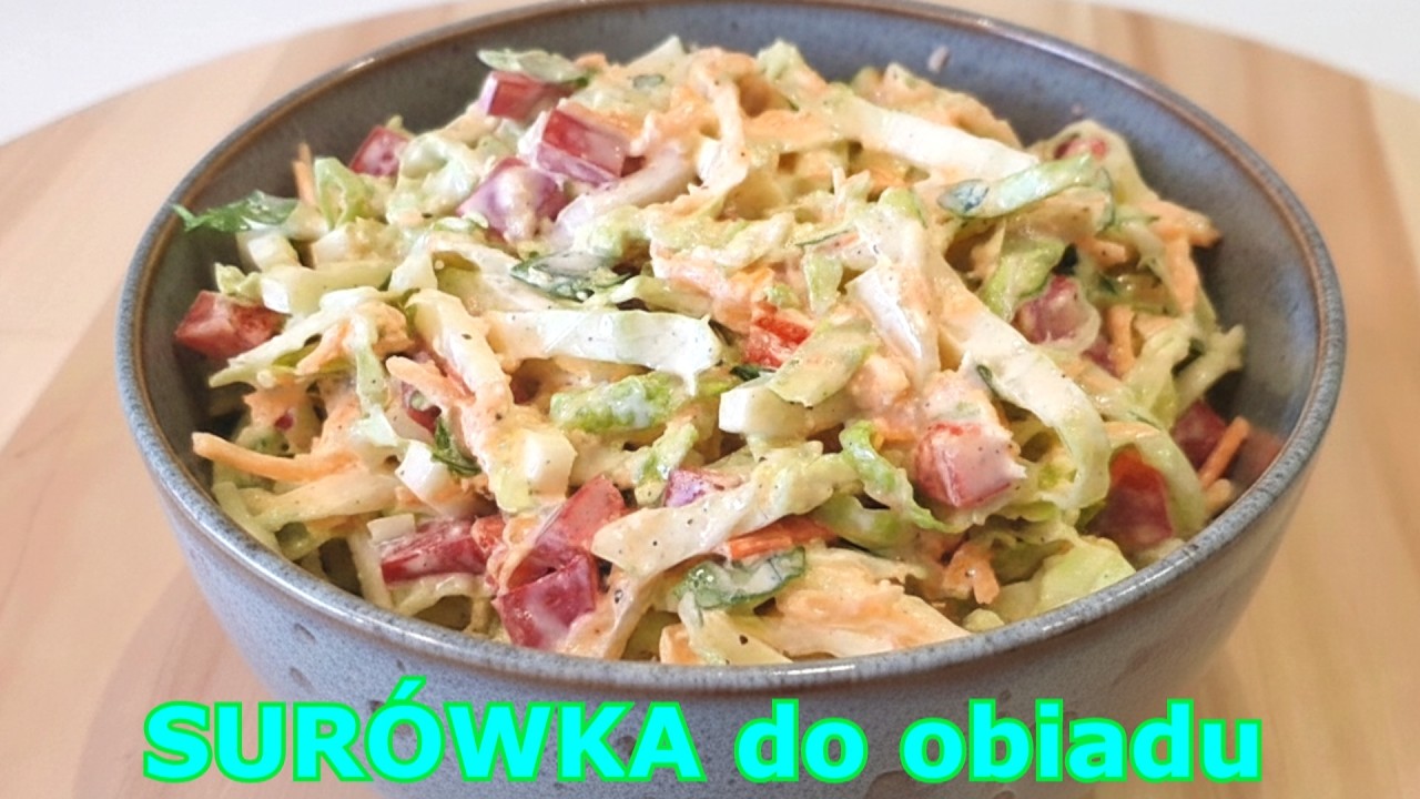 Szybka surówka z kapusty pekińskiej do mięs, dań z grilla, do obiadu, zapiekanek, hot dogów