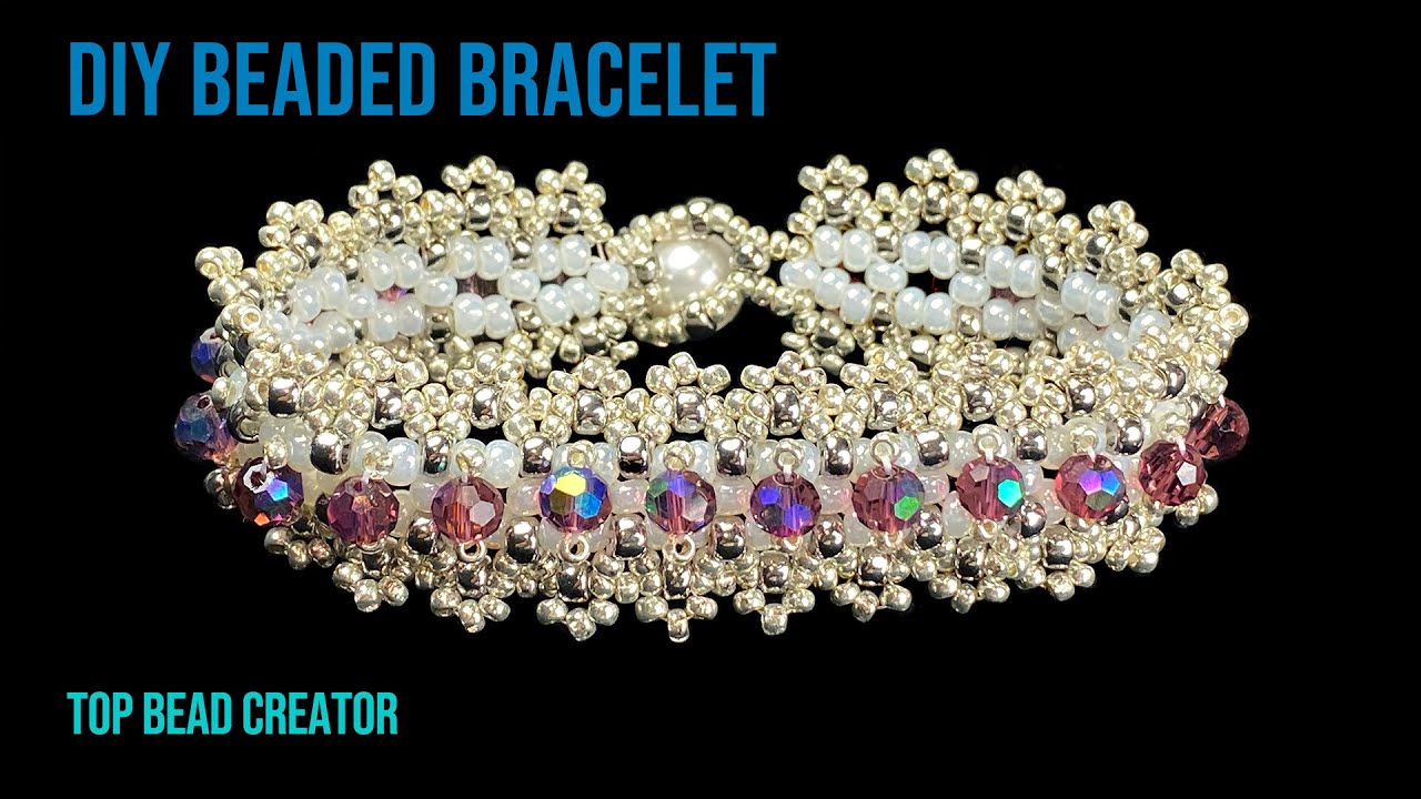 How to make beaded bracelet, Jewelry Tutorial