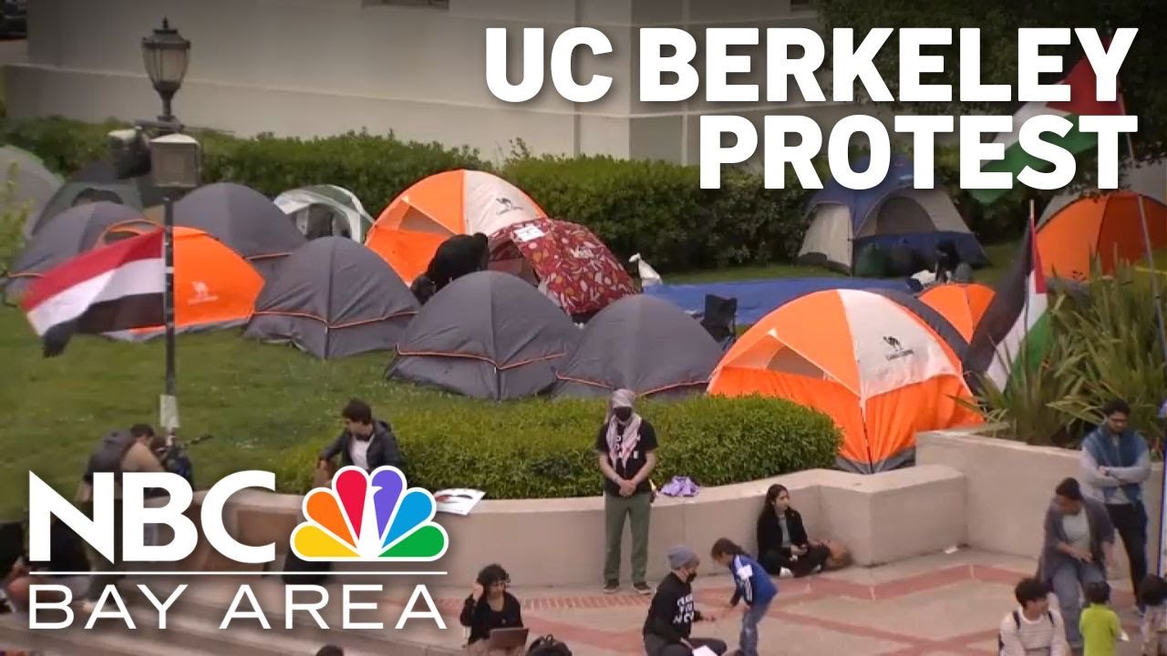 Pro-Palestinian demonstration at UC Berkeley continues to grow