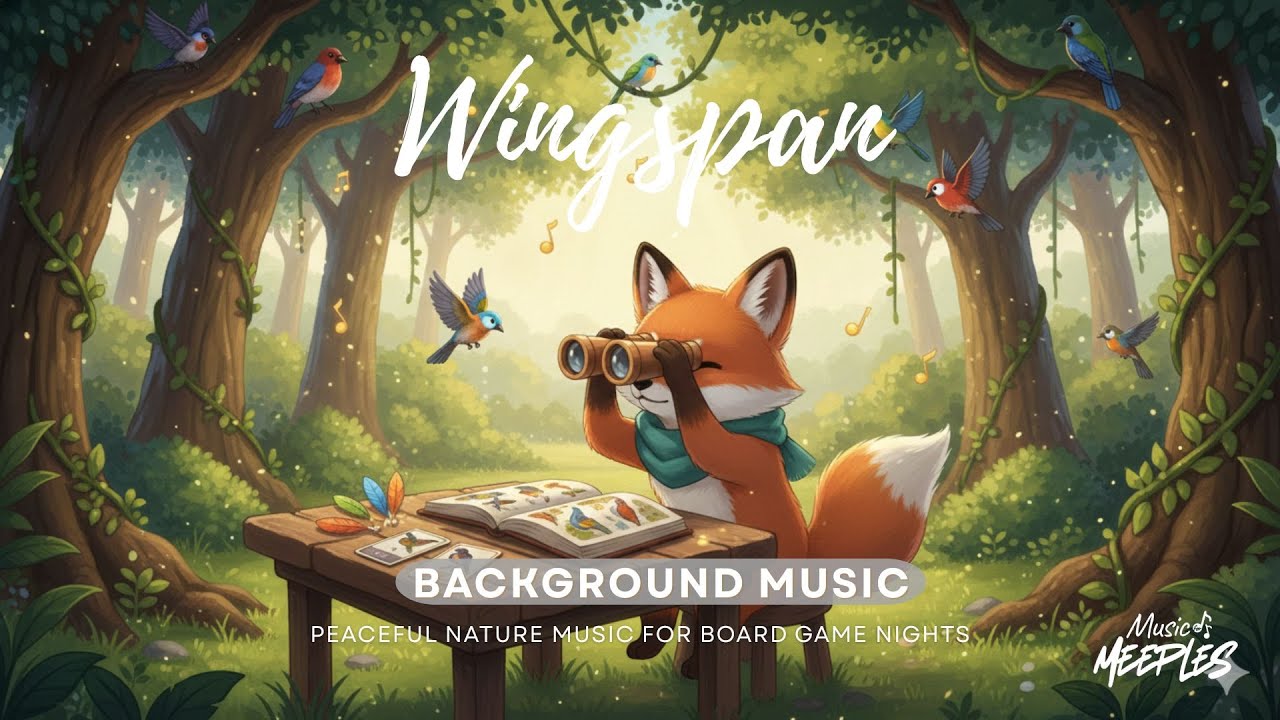 🕊️ Wingspan BGM — Peaceful Nature Music for Board Game Nights | Cozy Bird Sanctuary Ambience