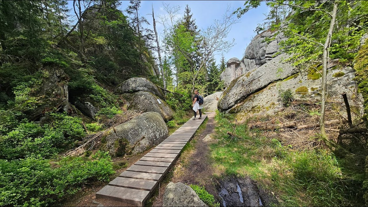 Wanderung Ochsenkopf - Weißmainquelle – Weißmainfelsen Runde vom Karches (Fichtelgebirge)