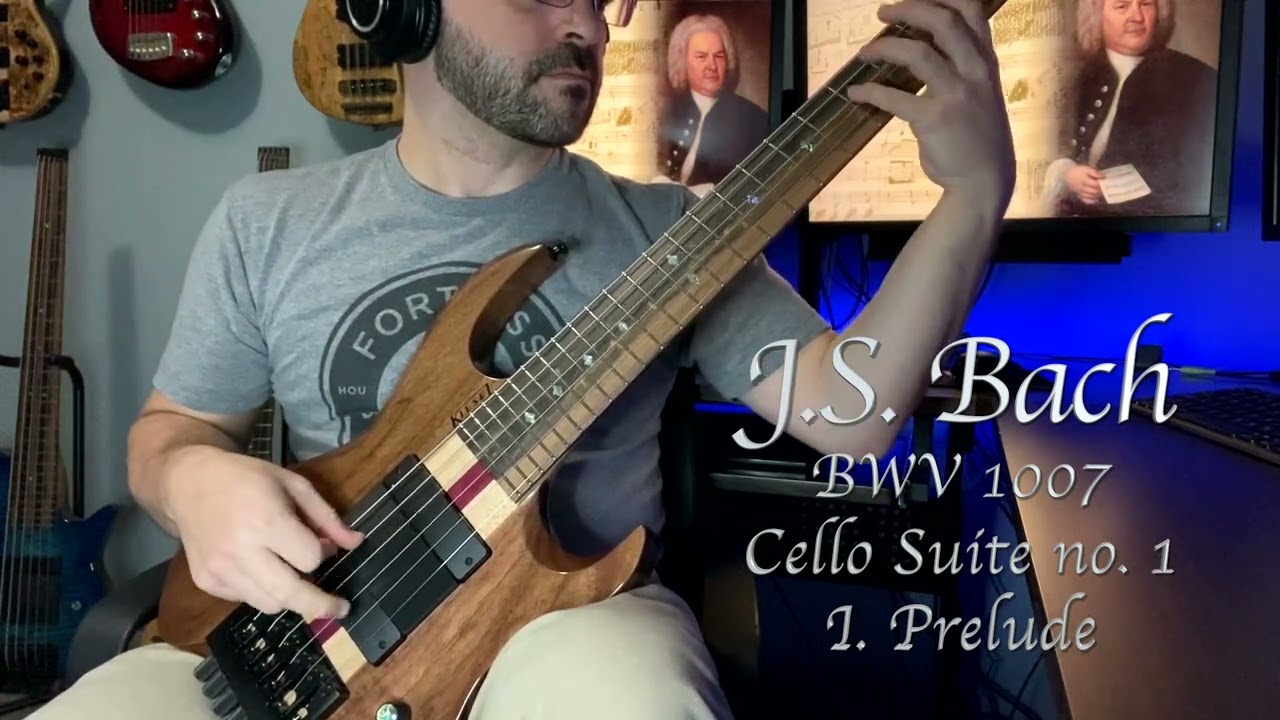 Bach - Cello Suite no. 1 - I. Prelude (Piccolo Bass)