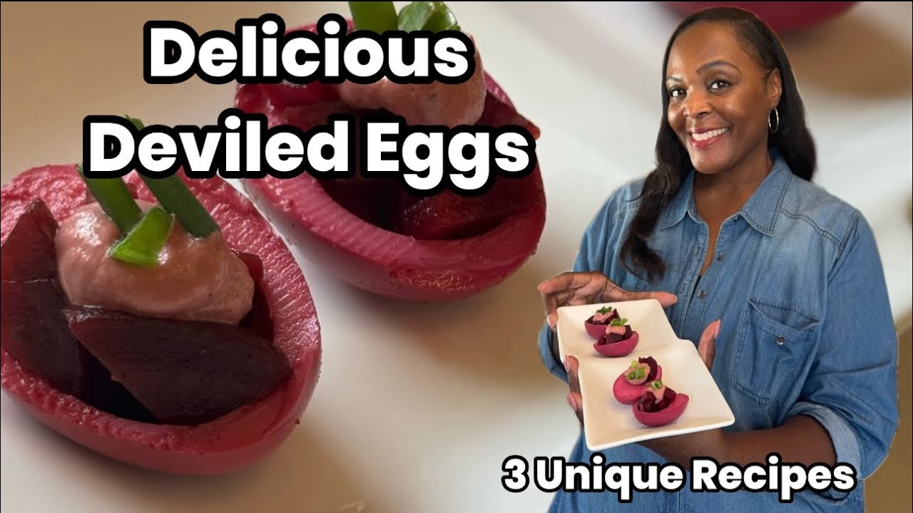 Deviled Eggs|Two Types of Eggs|3 Unique Flavors