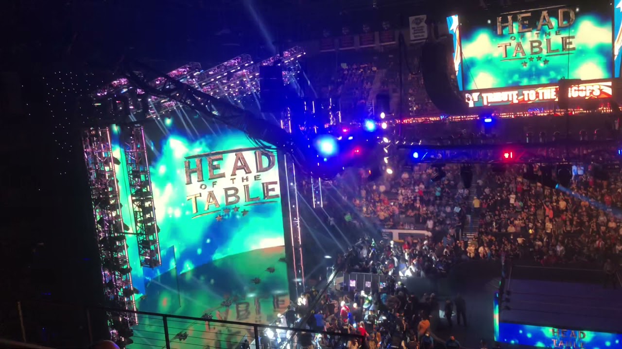 Roman Reigns Entrance WWE Tribute To The Troops Ontario,CA 10/15/2021