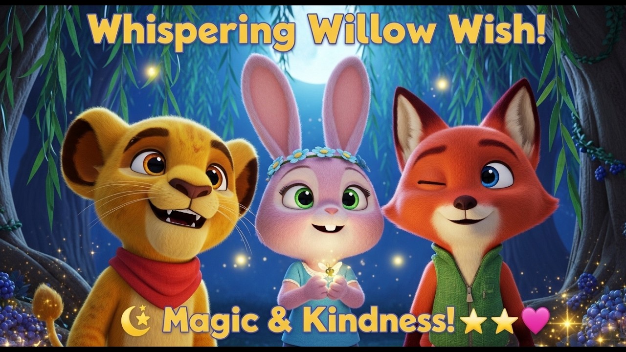 The Whispering Willow Wish  Friendship & Magic Tree  3D Kids Bedtime Story
